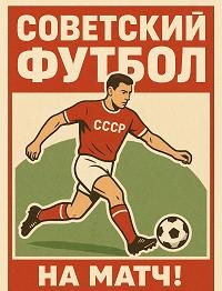 Постер «Советский футбол (Зенит Ленинград)»